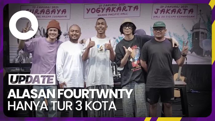 Terkendala Izin saat Pemilu Jadi Alasan Fourtwnty Hanya Gelar Tur di 3 Kota