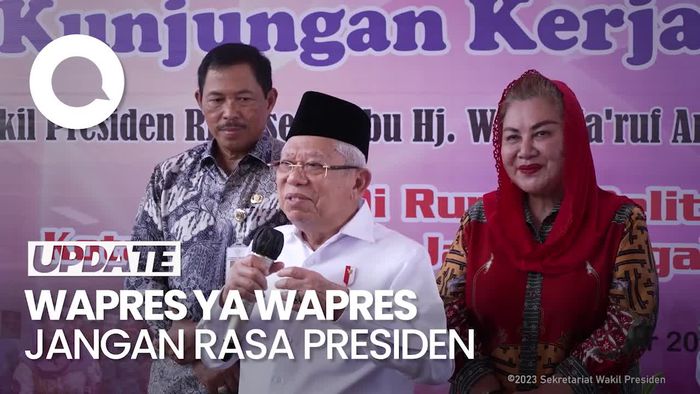 Maruf soal Penerusnya di 2024 Nanti: Jangan Wapres Rasa Presiden