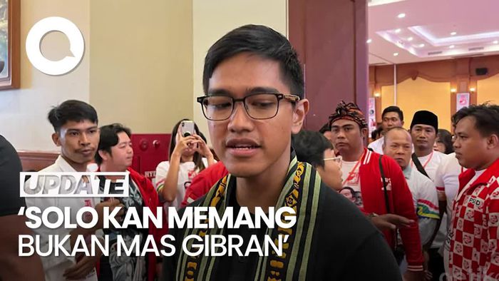 Muncul Yel-yel Solo Bukan Gibran, Kaesang Bilang Begini
