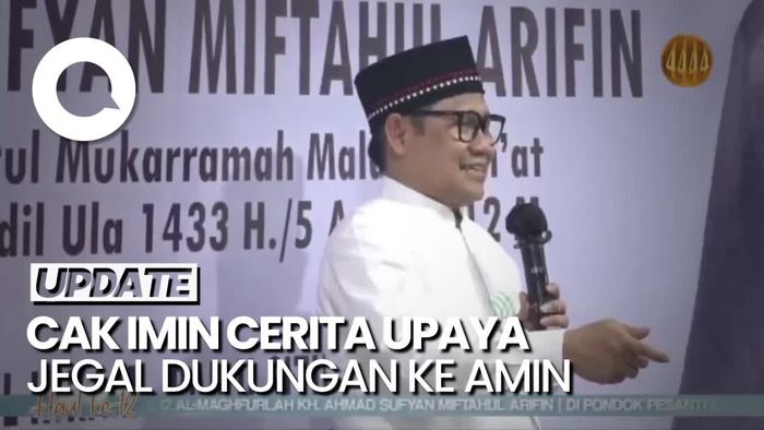 Cak Imin Cerita Ada Upaya Pendukung AMIN dari Kalangang NU Divakumkan
