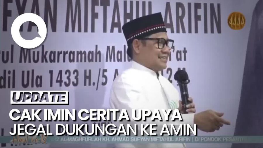 Cak Imin Cerita Ada Upaya Pendukung AMIN dari Kalangang NU Divakumkan
