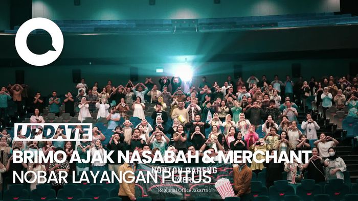 Seru! BRImo Ajak Nasabah & Merchant Nonton Bareng Layangan Putus The Movie