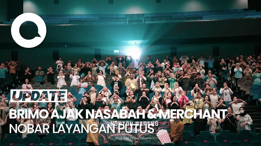 Seru! BRImo Ajak Nasabah & Merchant Nonton Bareng Layangan Putus The Movie