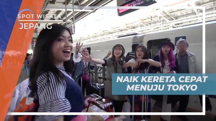 Merasakan Sensasi Naik Kereta Jepat Menuju Tokyo, Jepang