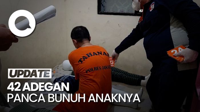 Rekonstruksi Panca Bunuh 4 Anak: 10 Adegan KDRT, 32 Adegan Pembunuhan