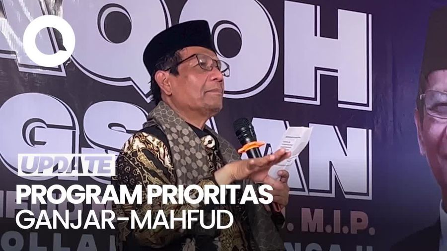 Mahfud Janji Sejahterakan Marbot Masjid dan Guru Ngaji