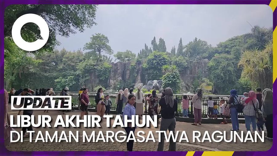 Suasana Taman Margasatwa Ragunan Jelang Pergantian Tahun