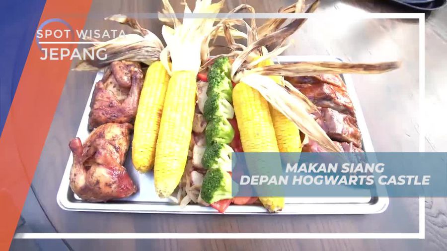 Santap Lezat Kuliner Spesial di Depan Hogwarts Castle Jepang