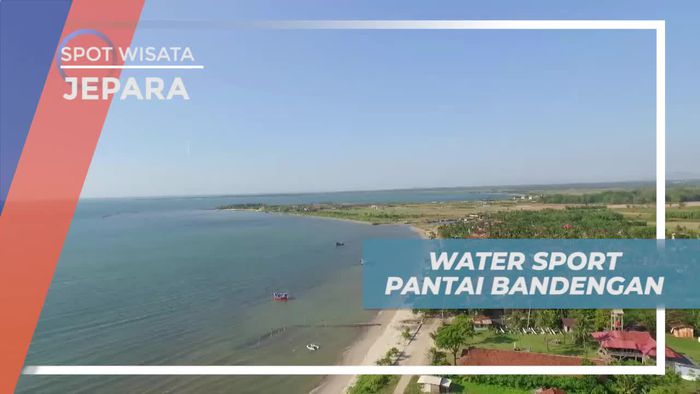 Donut, Water Sport Seru di Pantai Bandengan Jepara