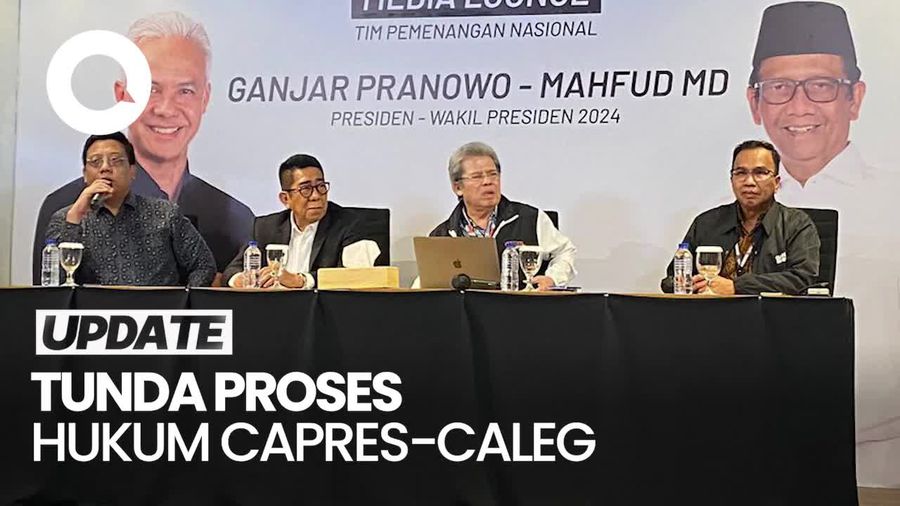 TPN Ganjar Minta Tunda Proses Hukum Capres, Caleg dan Tim Kampanye
