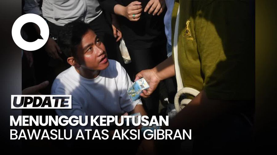 Bawaslu Tunda Putusan soal Gibran Bagi-bagi Susu di CFD, Kenapa?