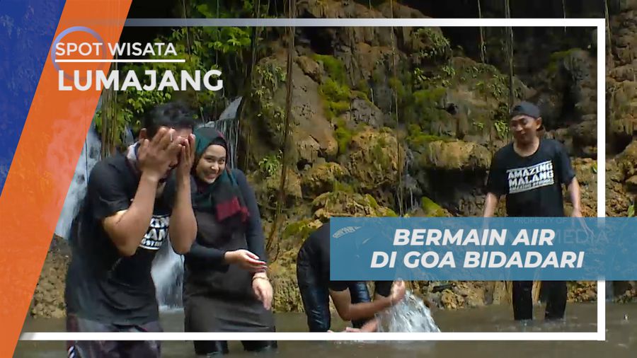 Liburan Seru, Menikmati Kesegaran Air Goa Bidadari yang Jernih, Lumajang