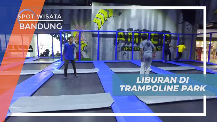 Melompat-lompat Dengan Ceria di Wahana Trampoline Park Bandung