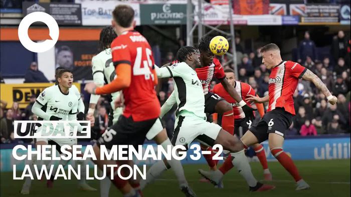 Cole Palmer 2 Gol, Chelsea Menang Tipis 3-2 Atas Luton