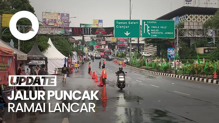 One Way dari Puncak Menuju Jakarta Diberlakukan, Lalin Ramai Lancar