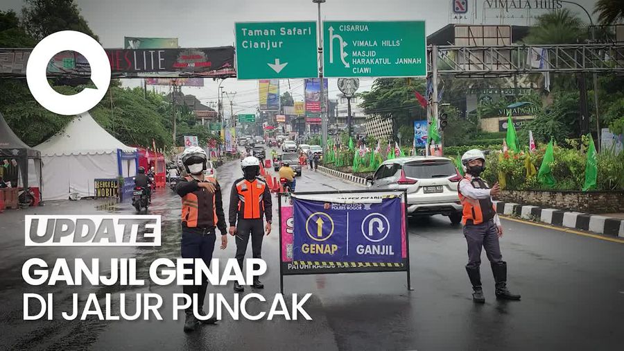 Gage Diberlakukan, Mobil Pelat Ganjil Menuju Jalur Puncak Diputar Balik