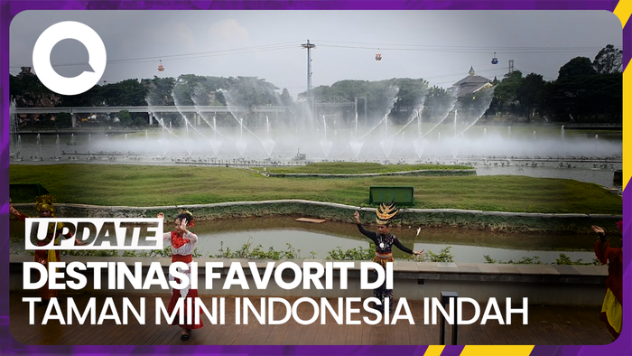 Dancing Fountain & Kereta Gantung Jadi Favorit Pengunjung TMII