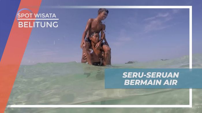 Bercanda Gurau Menikmati Suasana Asri di Pulau Pasir Tanjung Kelayang Belitung