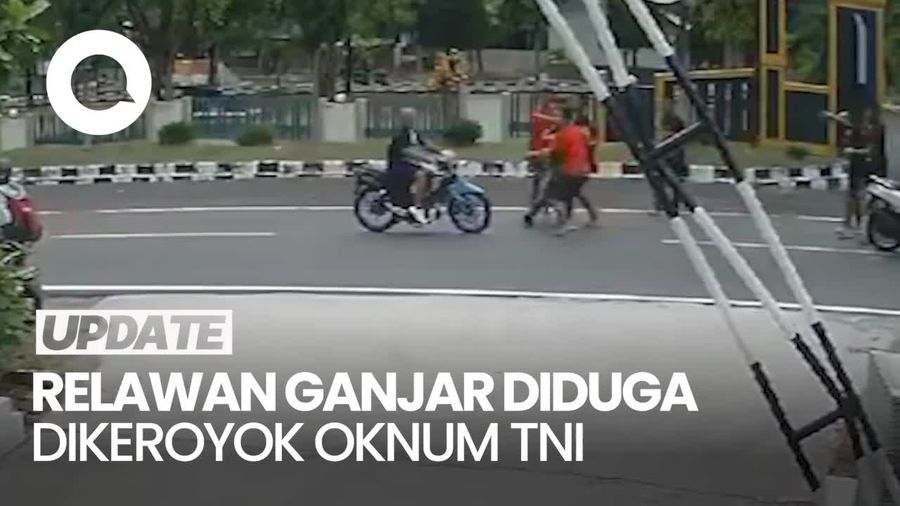 Detik-detik Relawan Ganjar-Mahfud Diduga Dikeroyok Oknum TNI di Boyolali