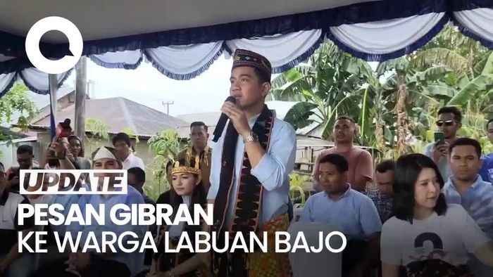 Gibran di Labuan Bajo: Pilihan Boleh Beda, yang Penting Warga Sini Rukun