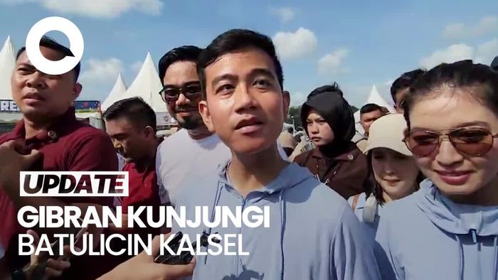 Ditemani Mentan Amran Sulaiman, Gibran Kunjungi Batulicin Kalsel