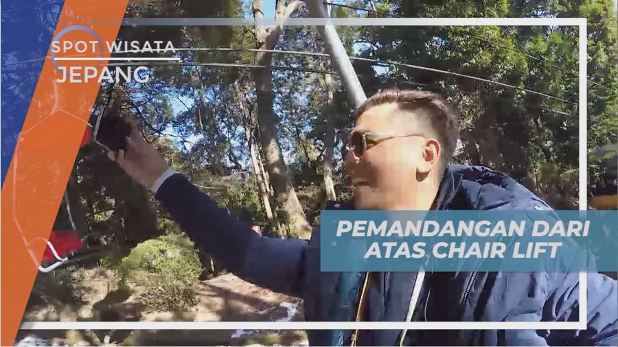 Menikmati Pesona Pemandangan Alam Gunung Takao dari Chair Lift, Jepang