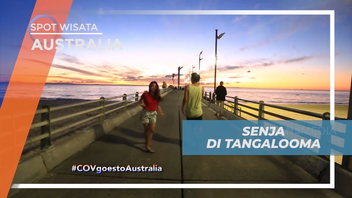 Liburan Seru, Menikmati Lukisan Senja di Tepi Dermaga Tangaloma, Australia