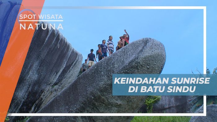 Menikmati Pesona Keindahan Matahari Terbit di Hamparan Batu Granit, Kepulauan Riau
