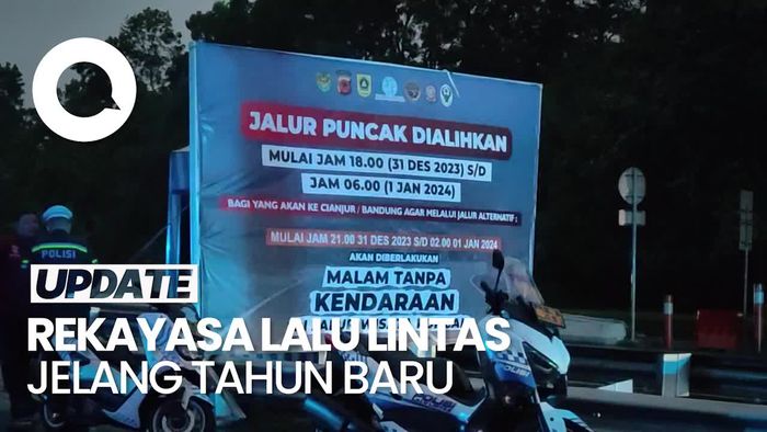 Kendaraan dari Tol Ciawi Menuju Puncak Mulai Dialihkan, Begini Suasananya