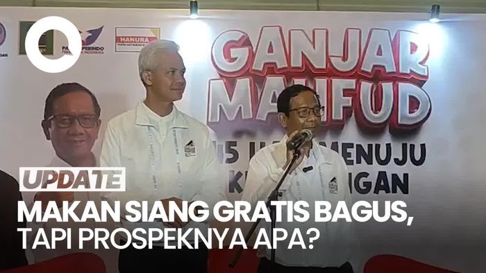 Singgung Program Makan Siang Gratis, Mahfud: Prospeknya Apa?