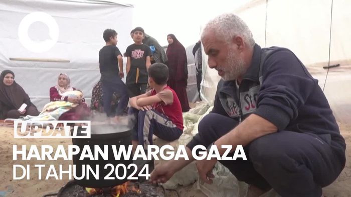 Warga Gaza Diliputi Bayang-bayang Perang Jelang Tahun Baru