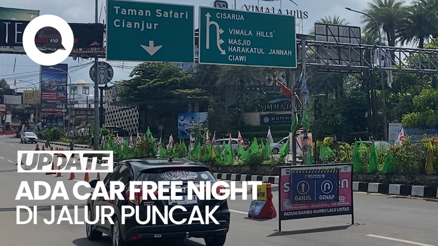 Ingat! Kendaraan Dilarang ke Jalur Puncak Bogor saat Malam Tahun Baru