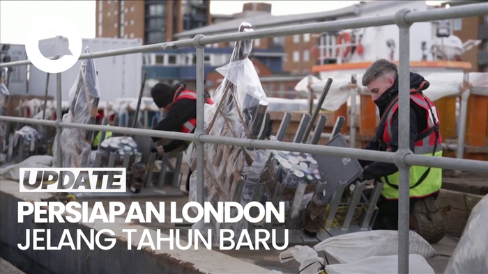 London Siapkan 12 Ribu Kembang Api untuk Malam Tahun Baru