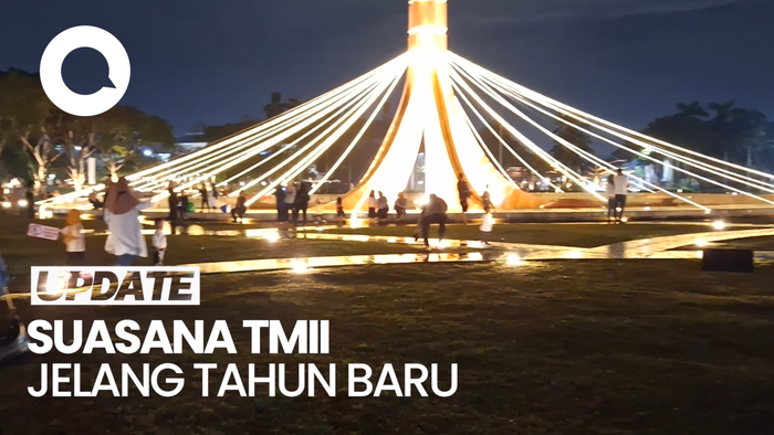 Rayakan Tahun Baru, 30 Ribu Lebih Warga Mulai Padati TMII
