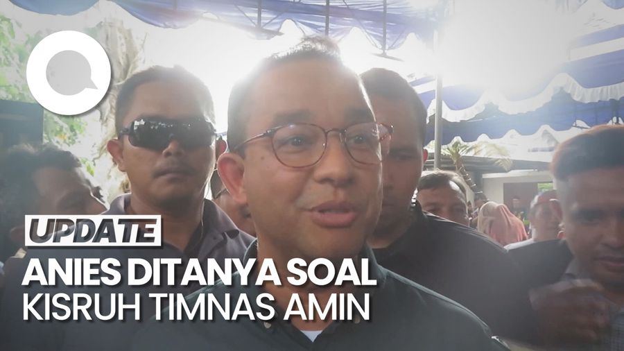 Respons Anies Kala Ditanya soal Isu Kisruh di Timnas AMIN