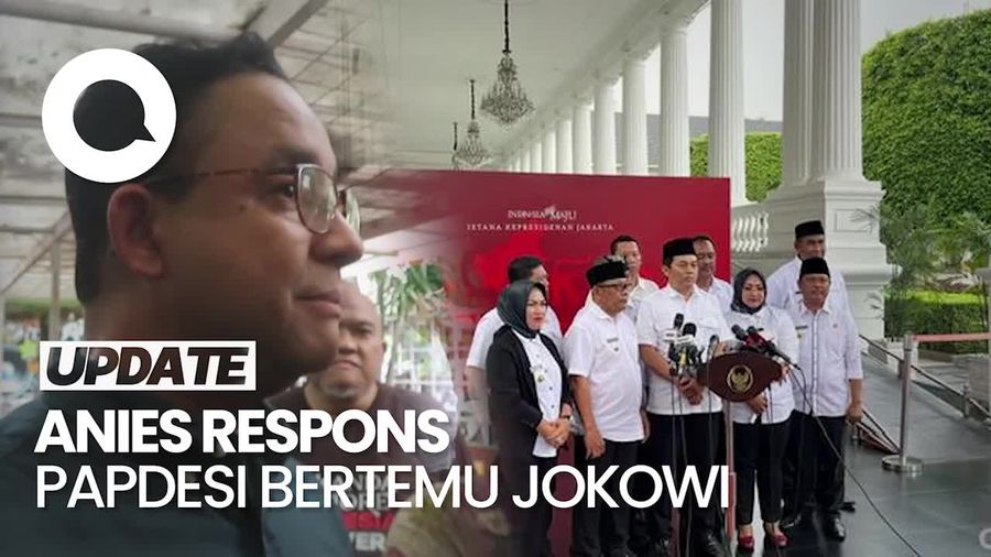 Papdesi cs Bertemu Jokowi, Anies: Yang Penting Jaga Netralitas