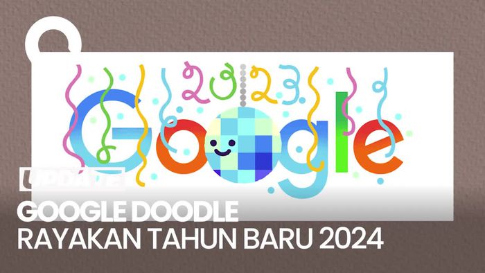 Kemeriahan Lampu Disko Google Doodle Jelang Tahun Baru 2024