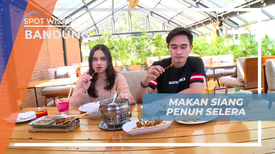 Menikmati Menu Makan Siang Lezat Khas Kuliner Nusantara, Bandung