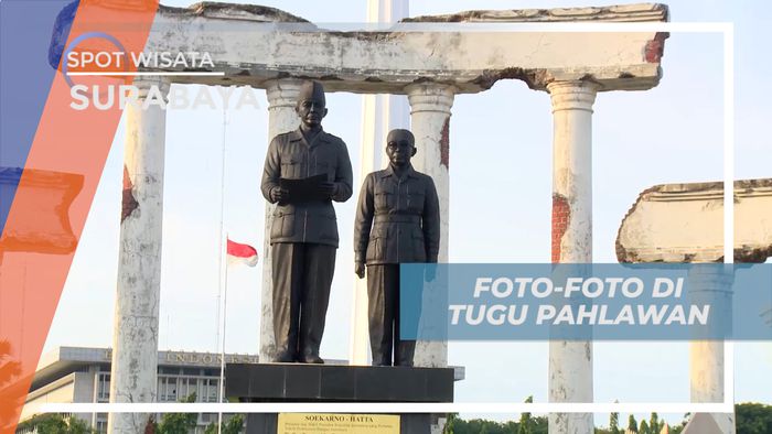 Mengabadikan Momen Liburan, Foto-foto Seru di Tugu Pahlawan, Surabaya