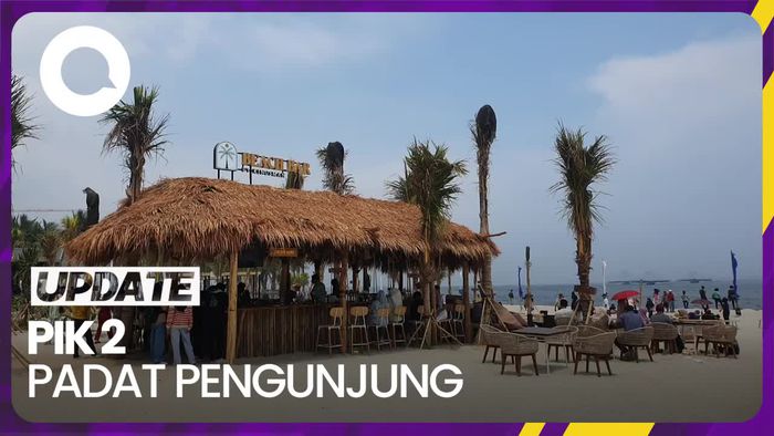 Suasana PIK 2 saat Liburan Tahun Baru 2024