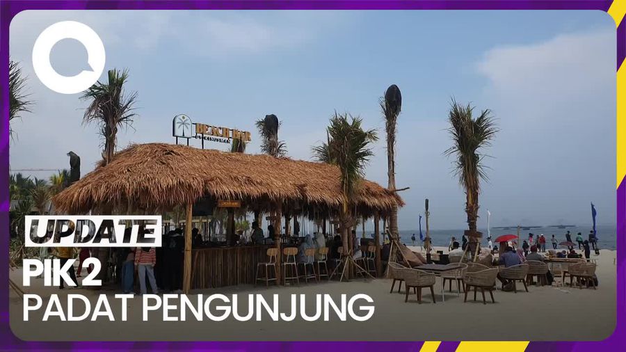 Suasana PIK 2 saat Liburan Tahun Baru 2024