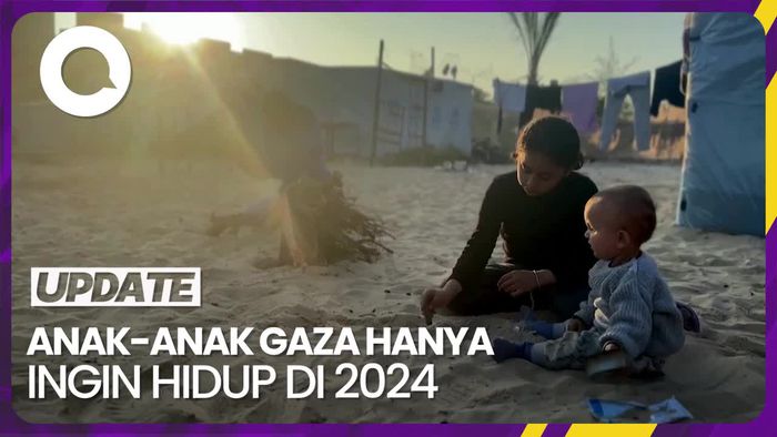 Asa Tahun Baru Anak-anak di Gaza: Berharap Tetap Hidup di 2024