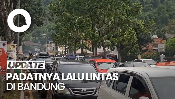 Kemacetan di Ciwidey Bandung Menguji Kesabaran Wisatawan