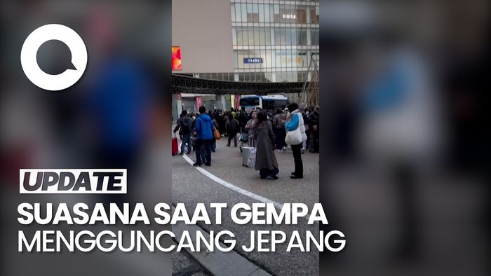 Melihat Dahsyatnya Detik-detik Gempa M 7,5 Mengguncang Jepang