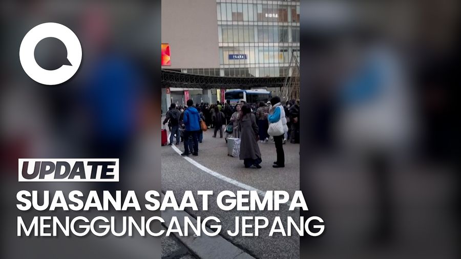 Melihat Dahsyatnya Detik-detik Gempa M 7,5 Mengguncang Jepang