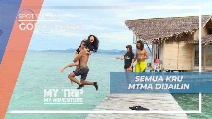 Seru-seruan Bermain Air di Pulau Cinta Gorontalo