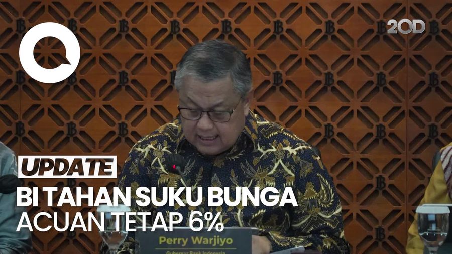 Akhir Bulan BI Pertahankan Suku Bunga Acuan di 6%
