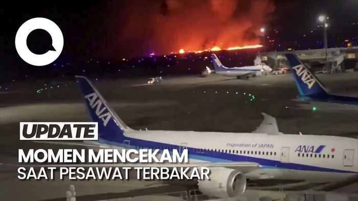 Suasana Mencekam di Dalam Pesawat Japan Airlines saat Terbakar