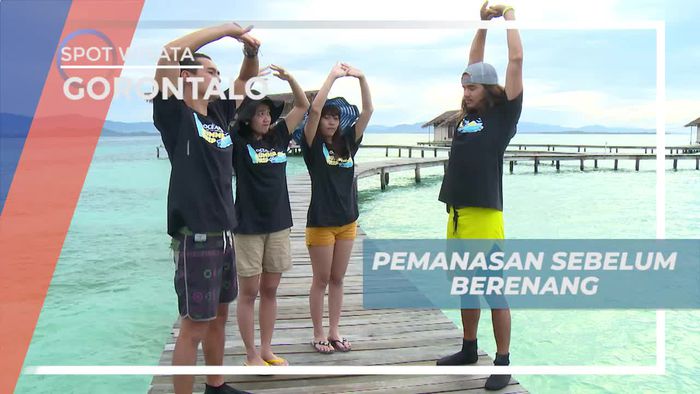Meregangkan Otot, Pemanasan Sebelum Berenang di Gorontalo
