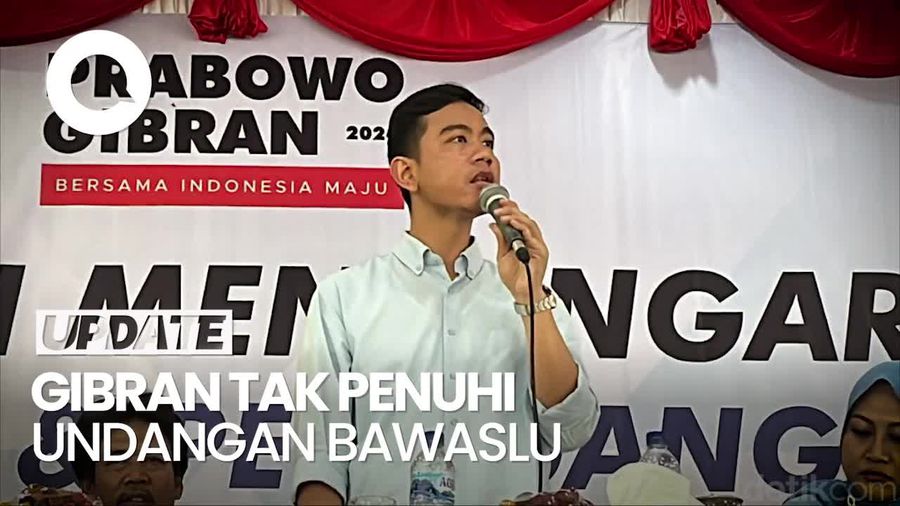 Bawaslu Kirim Ulang Pemanggilan Gibran Terkait Bagi-bagi Susu di CFD